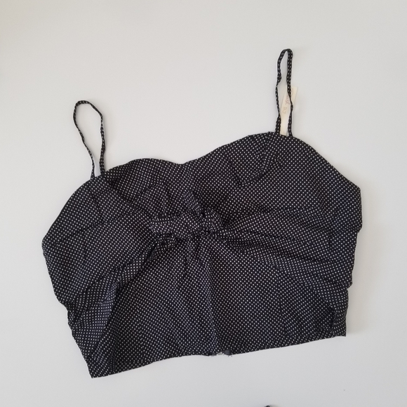 2 Piece Black and White Polka Dot Top & Shorts Set - Picture 3 of 9